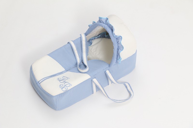 Mini Couffin bébé collection Vichi Bleu